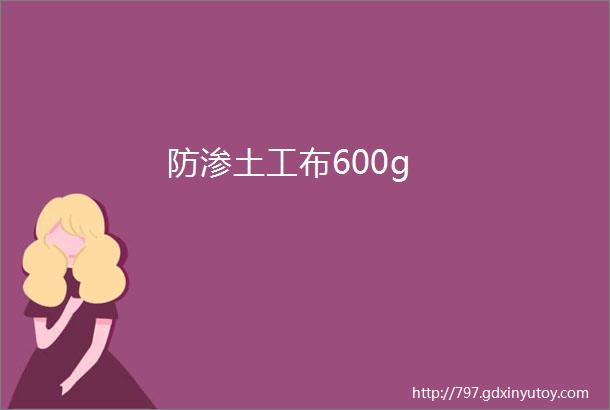 防渗土工布600g