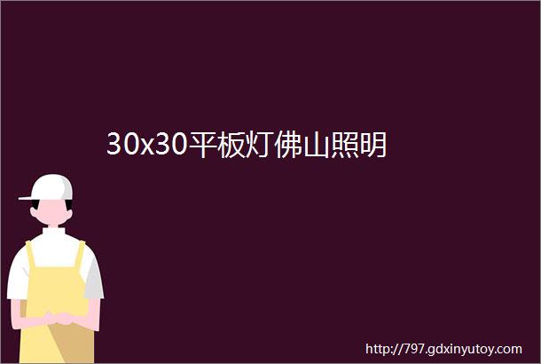 30x30平板灯佛山照明