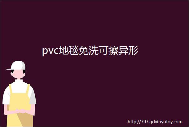 pvc地毯免洗可擦异形