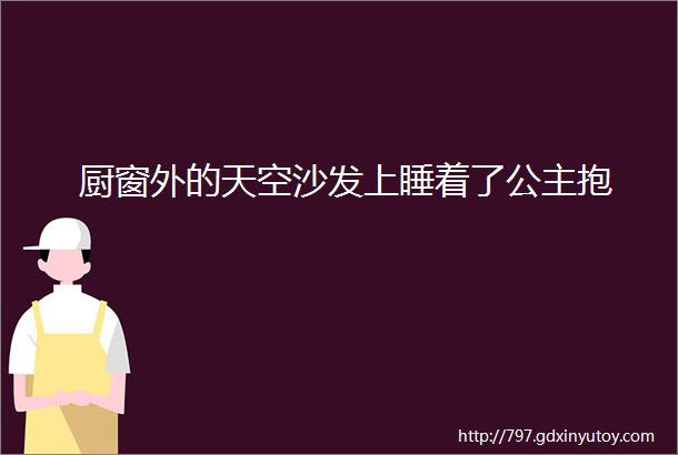 厨窗外的天空沙发上睡着了公主抱