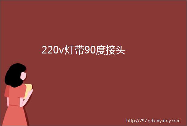 220v灯带90度接头