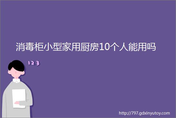 消毒柜小型家用厨房10个人能用吗