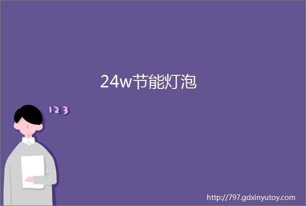 24w节能灯泡