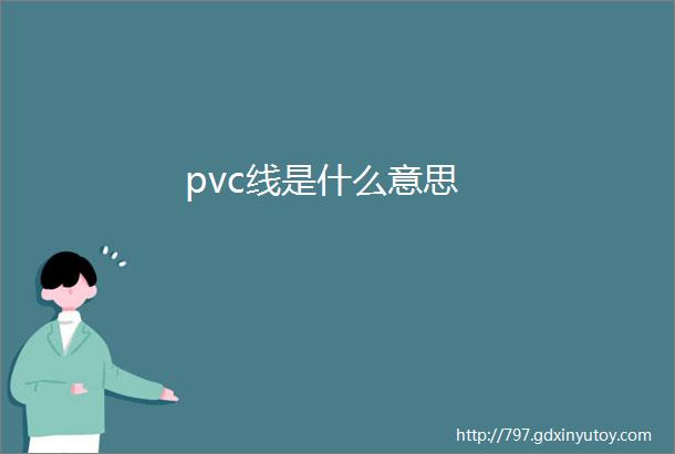 pvc线是什么意思