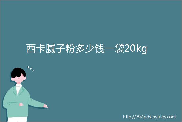 西卡腻子粉多少钱一袋20kg