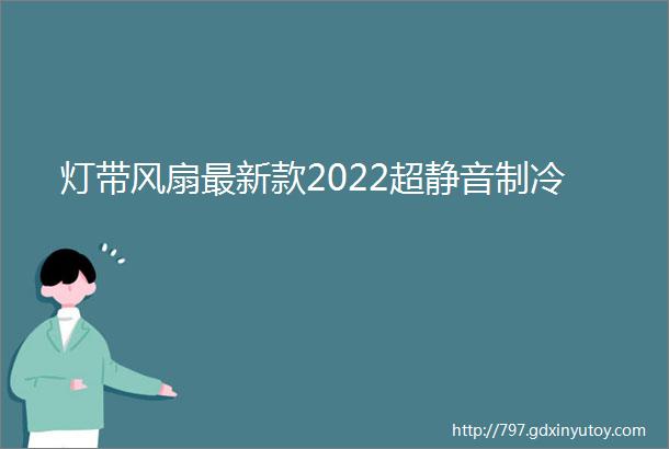 灯带风扇最新款2022超静音制冷